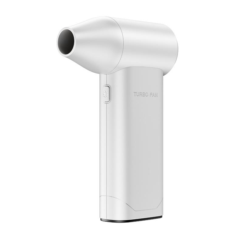 

X5 Mini High-Speed Outdoor Handheld Turbine Fan and Hair Dryer 146x96x41mm білий