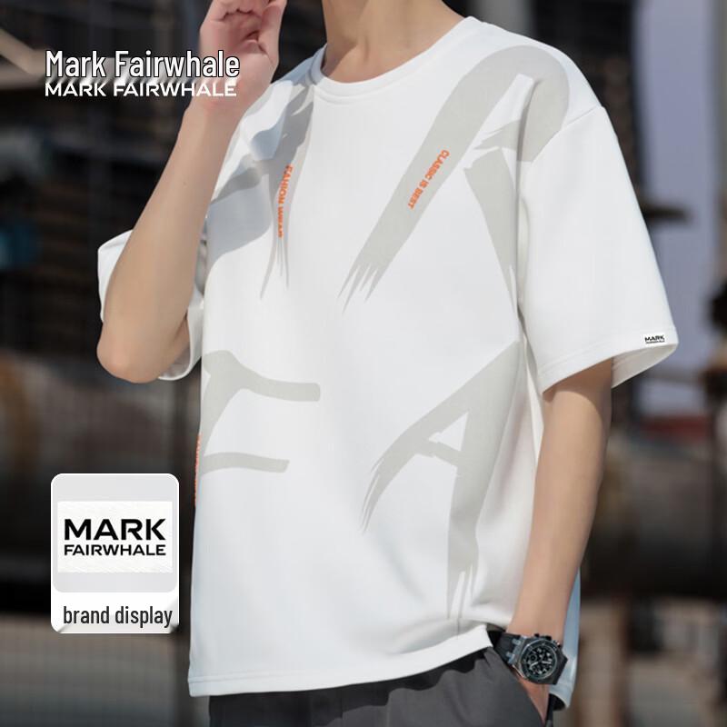 MARK FAIRWHALE Men's Antibacterial Ice Silk Short Sleeve T-Shirt