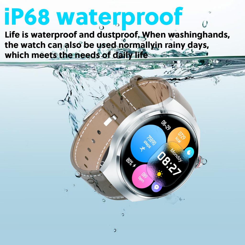 2025 New GT Series Smart Watch 4 Pro AMOLED HD Screen Bluetooth Call Heart Rate Waterproof SmartWatch For Huawei Watches Men Ms.