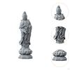 Guan Yin Statue Female Buddha Sculpture Ornament Artwork Crafts Accessories Kuanyin Figurine for