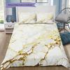 1PC Abstract marble pattern Bedding Quilt Set Quilt Cover Pillowcase Home Decoration Birthday Gift (1 * duvet cover + 2 * pillowcase, without core)