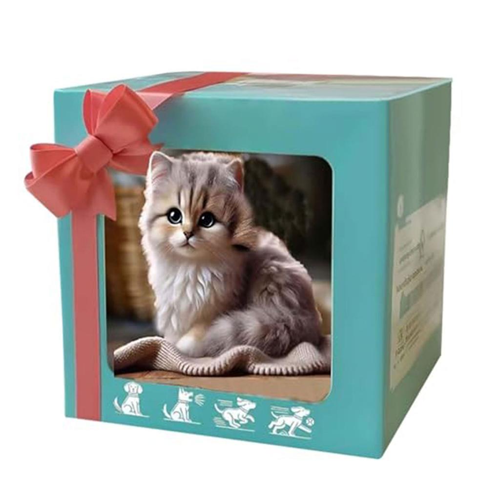 Interactive Robotic Plush Cat Toy With Intelligence Sensor And Traction Rope For Baby Craw Learning Lovely Comfort Toy