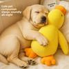 Dog Toys Indestructible Things For Dogs Soft Toy Squeaky Duck Durable Chew Interactive Entertainment Large Puppy Playtime Plush