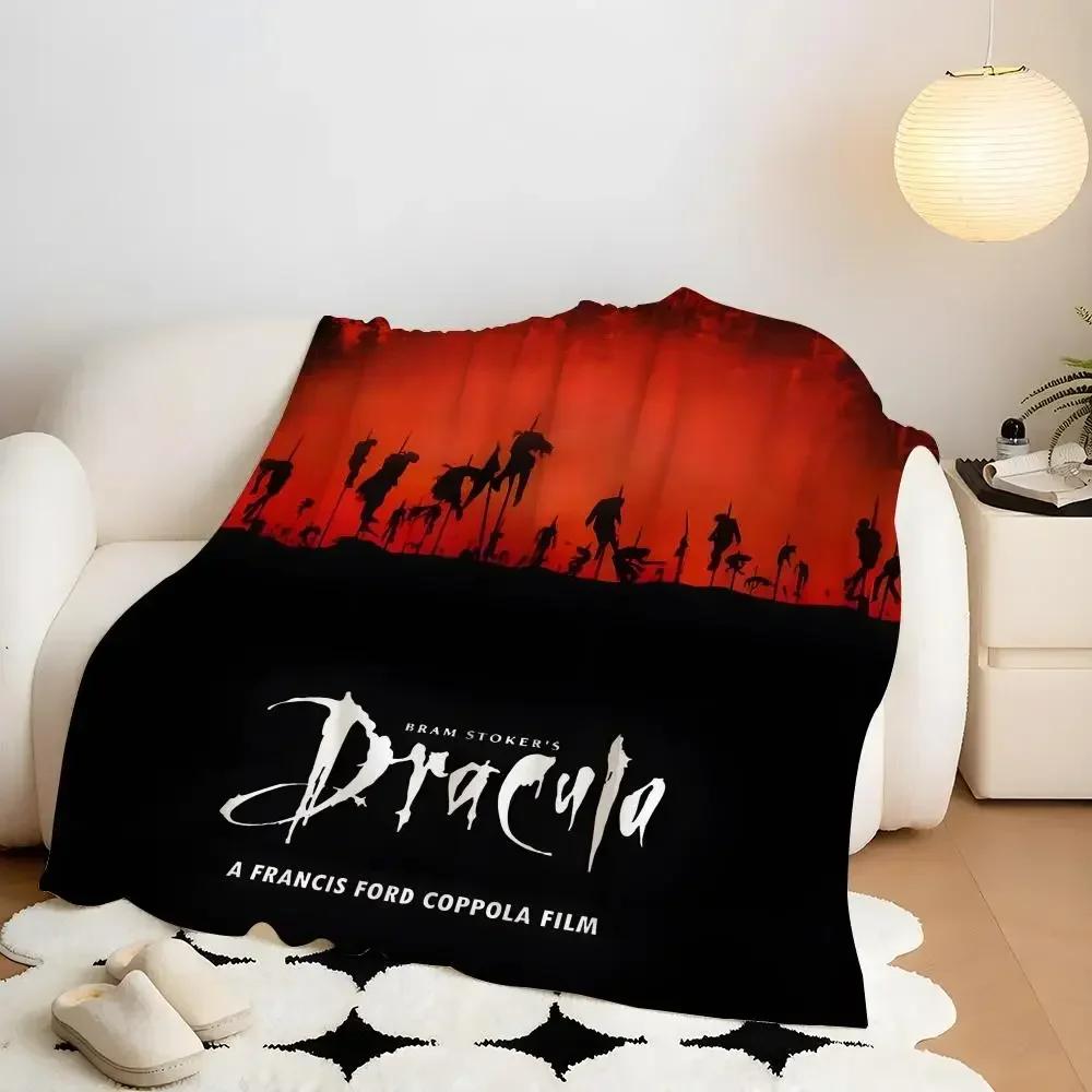 Movie B-Bram S-Stoker's D-Dracula Throw Flannel Throw Blanket, Lightweight Cozy, Durable Washable Cute Cool