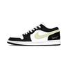 Air Jordan 1 Cloudy Soda Abrasion Resistant Low Top Vintage Basketball Shoes Unisex Black White 553558-165(Team282-)