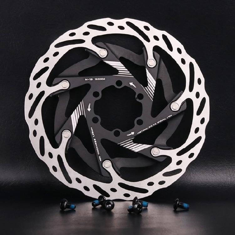 160mm Central Locking Bike Brake Rotors Hollow Road Bike Brake Rotor Hydraulic Centerlock Disc Rotor Easy To Install