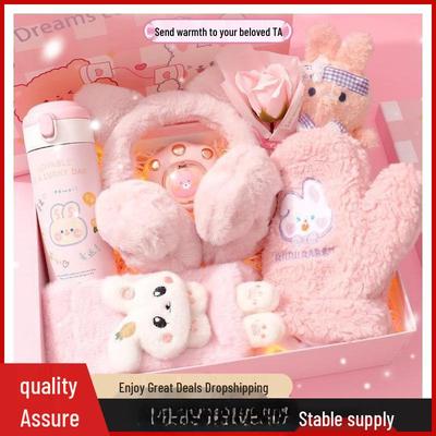 Boîte Cadeau Hivernale pour Filles de 10 Ans: Cadeau d'anniversaire chaud et pratique pour les élèves de la maternelle et de l'école primaire