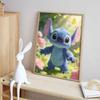 Disney Diamond Painting 5D DIY Full Circle Stitch Diamond Painting Kit Home Bedroom Wall Decor Crafts with Butterflies and Flowers