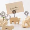 Grazioso Cervo di Legno, Cucciolo, Elefante, Portamessaggi Animali, Porta Note, Porta Foto, Porta Biglietti da Visita Uccello e Coniglio