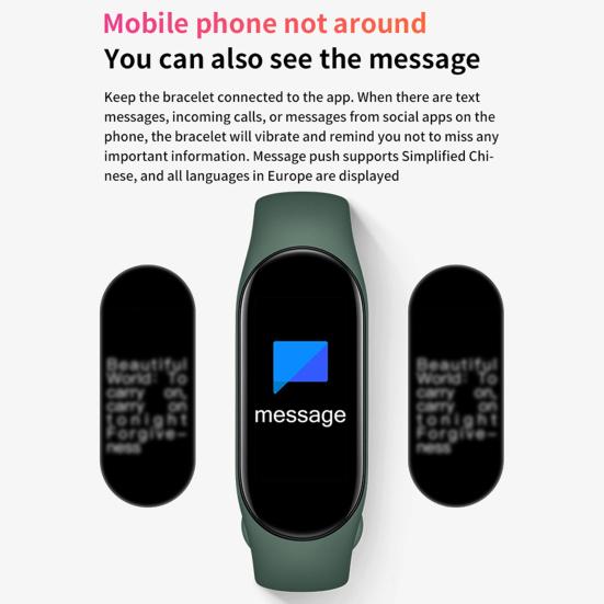 Smart Watch Touch Life Waterproof Health Screen Sleep-Monitoring Monitoring Multilingual Display Colorful Screen
