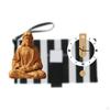 Sacred Heart of Jesus Statue Wall Clock Acrylic Ornament Large Roman Numerals Silent Decoration for
