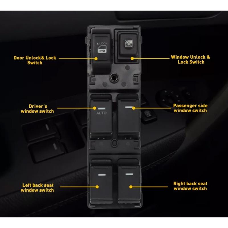 Power Window Switch Control 93570-2P100 93570-2P100VA 93573-2P000 for 10-14 Electric Power Lift Window Switch