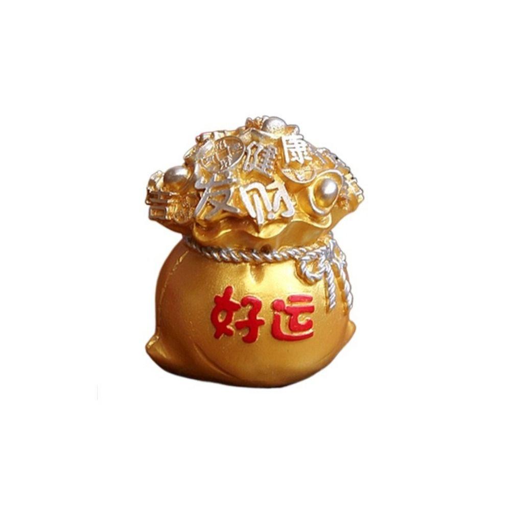 

Декоративные миниатюры для счастливых денег, безделушки из смолы, украшения для автомобилей с изображением ландшафта и удачи A