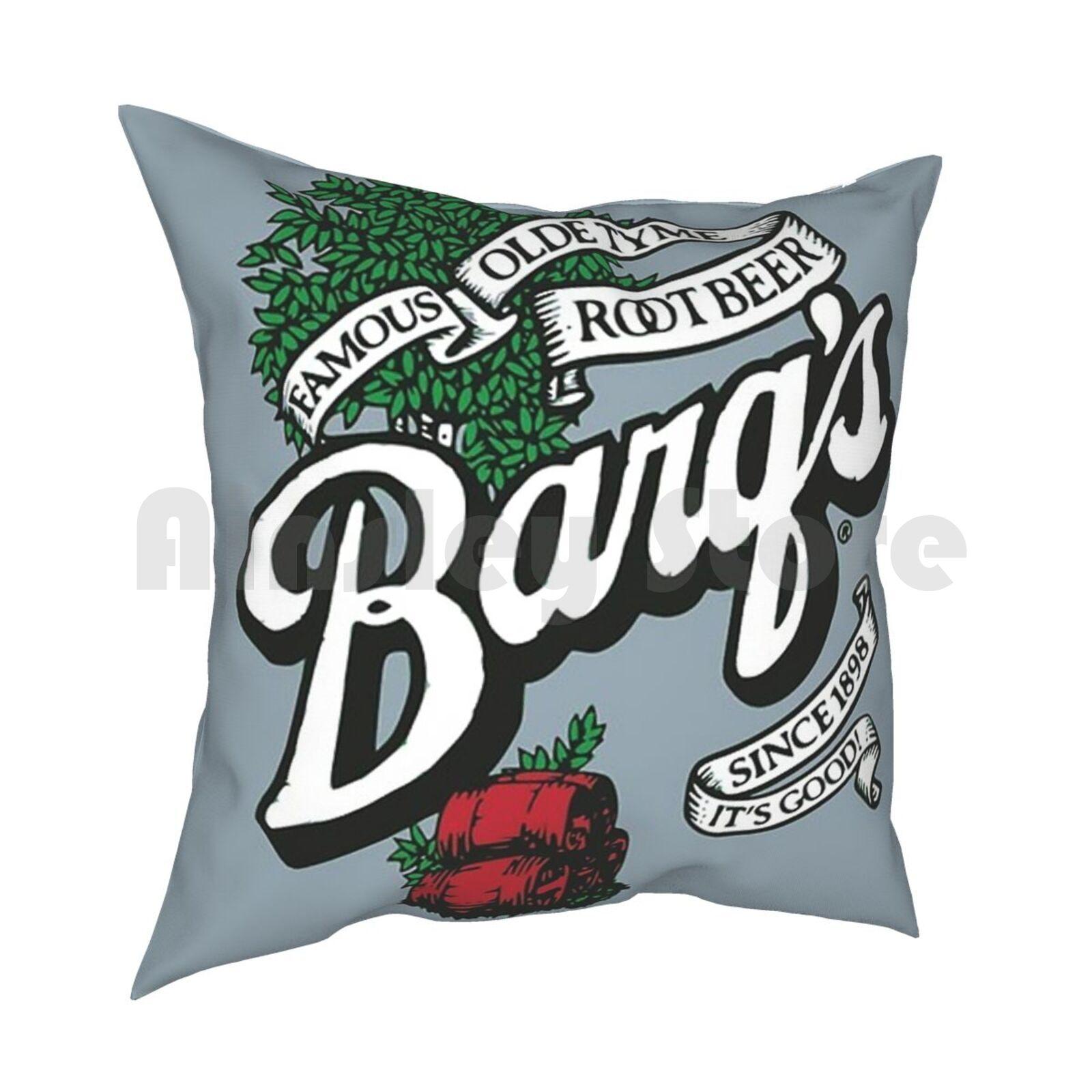 Barqs Beer Pillow Case Printed Home Soft Throw Pillow Barqs Beer Fashion New York Pattern London Paris France Band 30x30cm 12x12in