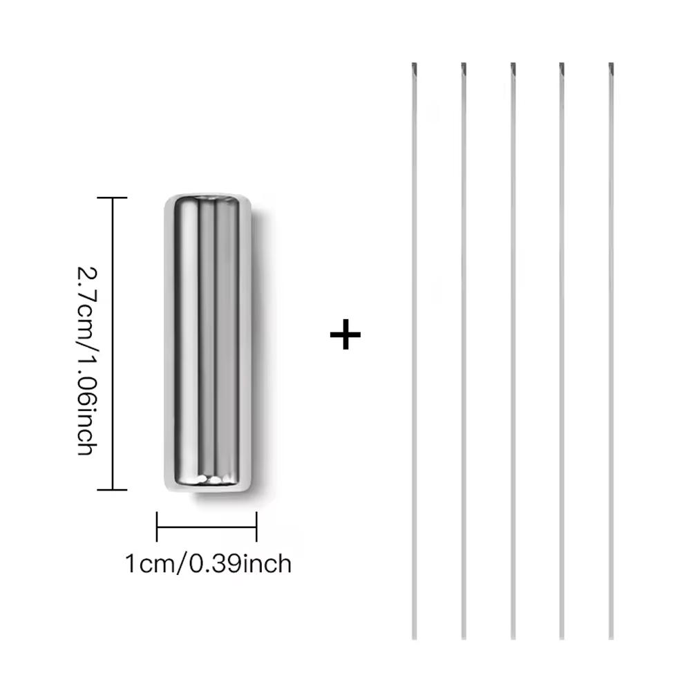 

6 Pcs Cat Eye Nail Magnet Set with Flexible Iron Wire For Creating Heart & Ingot Shapes On Nails Nail Art Accessories Tools
