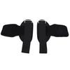 Lifting Wrist Straps Women Men Cowhide Weight Lifting Grips Anti Slip Gym Workout Straps for Deadlift Powerlifting Black