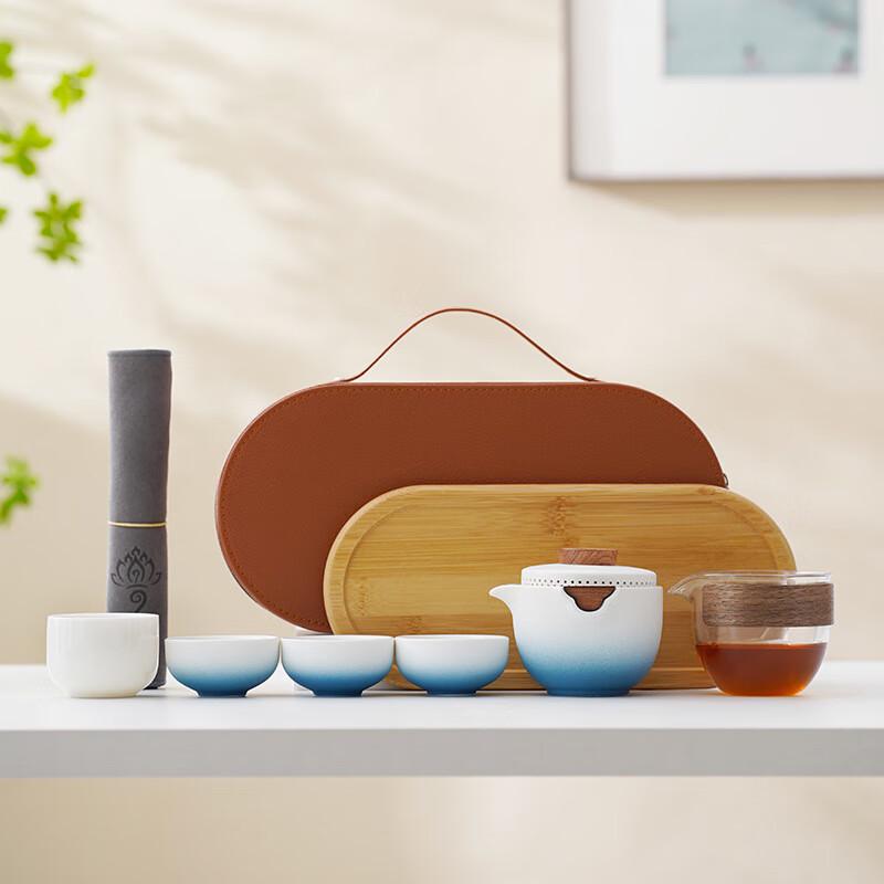 Chinese Gongfu Tea Set - 1 Pot 3 Quick Cups