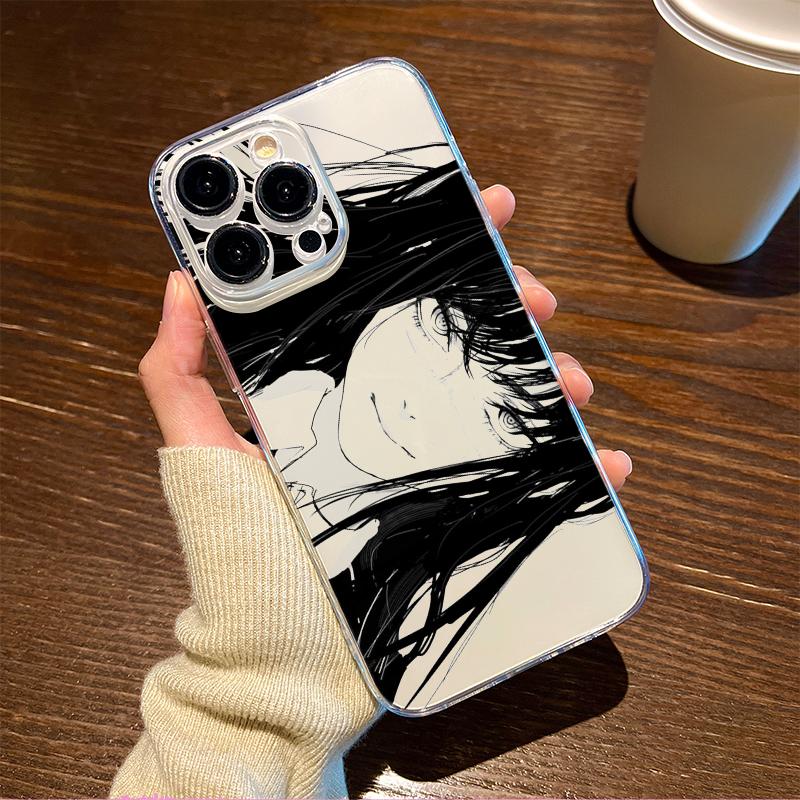 Cool Anime Girl Chainsaw Man Phone Case For iPhone 17 Air 16 e 15 14 13 12 11 Pro Max Plus Mini SE 2020 2022 Back Cover