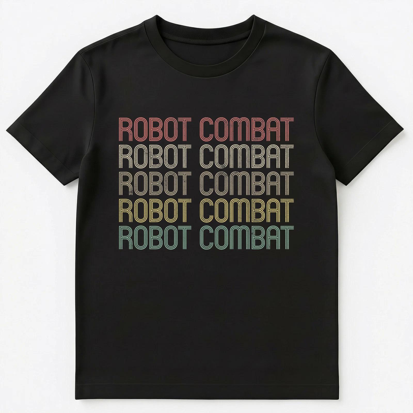 

Retro Style Robot Combat Unisex T-Shirt M