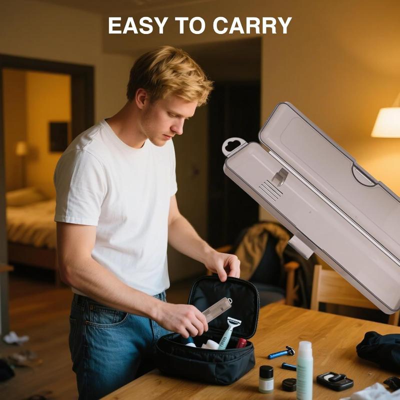 Latest Toothbrush Box Transparent Organizer Case Travel Portable Toothbrush Holder Plastic Toothpaste Box Storage Container