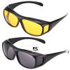 KJOY Night Vision Driving Glasses | UV Protection Sunglasses for Night Driving | Unisex Eyewear Gift