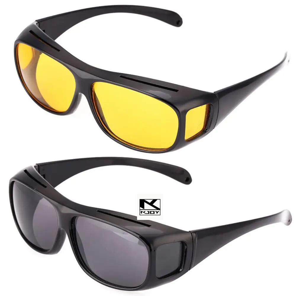 KJOY Night Vision Driving Glasses | UV Protection Sunglasses for Night Driving | Unisex Eyewear Gift