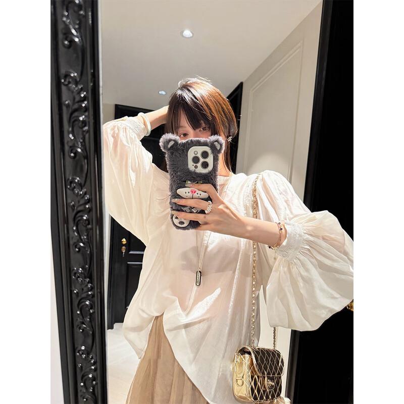 JK&JS 2025 Autumn Long Sleeve Women s Shirt M