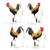 YKLU069-256 3D Rooster, Hen, Duck & Pig Outdoor Garden Decoration Plug