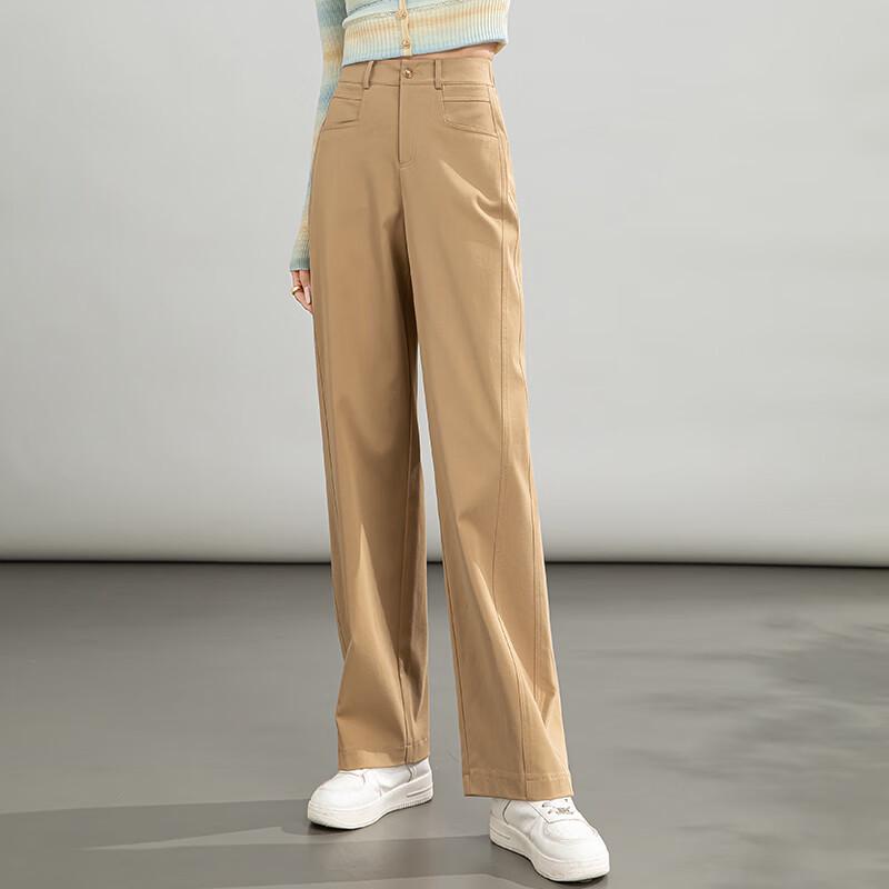 Women's High-Waist Wide-Leg Casual Trousers