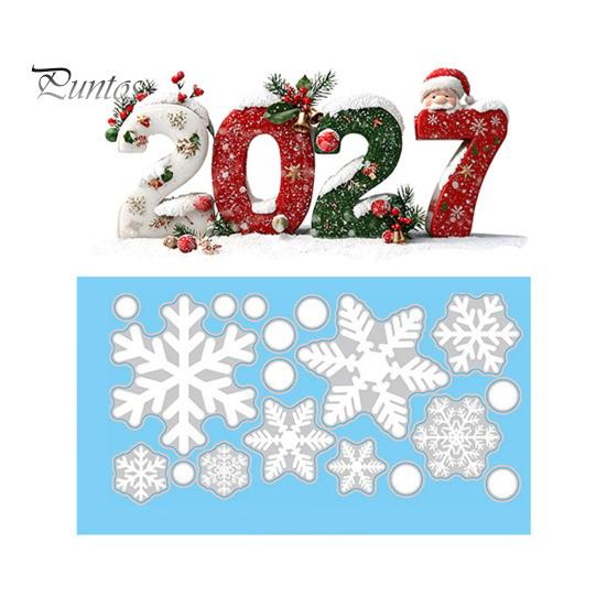 Static Window Clings for Christmas 2027 Clings, Snowman Snowflake Holly Glass Stickers, Easy Install Wall Decals Reusable Xmas Store Home Holiday