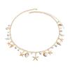 Fashion Natural Shell Conch Sea Star Imitation Pearl Tassel Pendant Waist Chain for Women Sexy Boho Summer Chain Belt Necklace