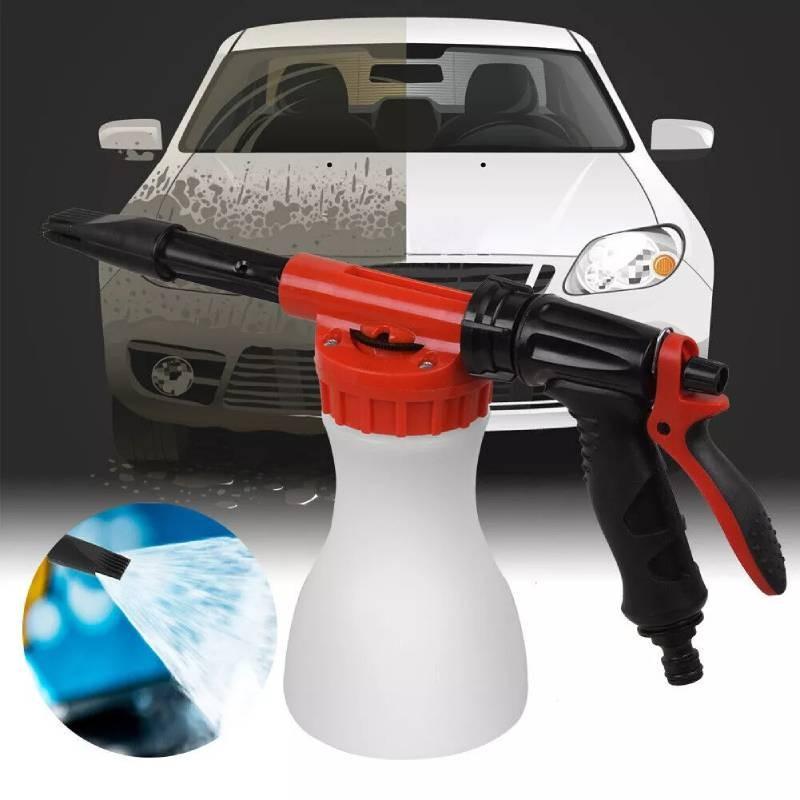 Snow Foam Sprayer Car Wash Spray Tool Lance Uses Hose Pipe Sprayer 900ml Bottle