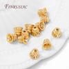 18K Gold Plated Bead Caps For Jewelry,Brass Caps End Caps For Beads,DIY Jewelry Accessories