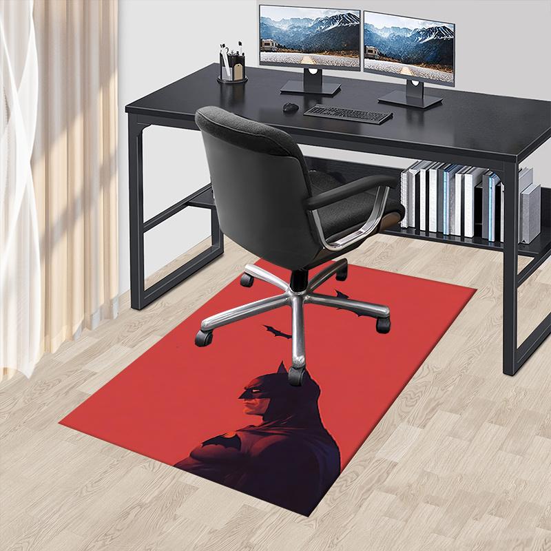 

Batman,Bats Office Carpet Chair Mats, Home Decor Dormitory Floor Protector With Anti-Skid Backing, Large Area Coverage, Christmas Decoration 60cm by 90cm