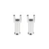 Motorcycle Passenger Footpeg Supports Replacement Foot Pegs for 2018-2024 Foot Rest Brackets Footpeg Support