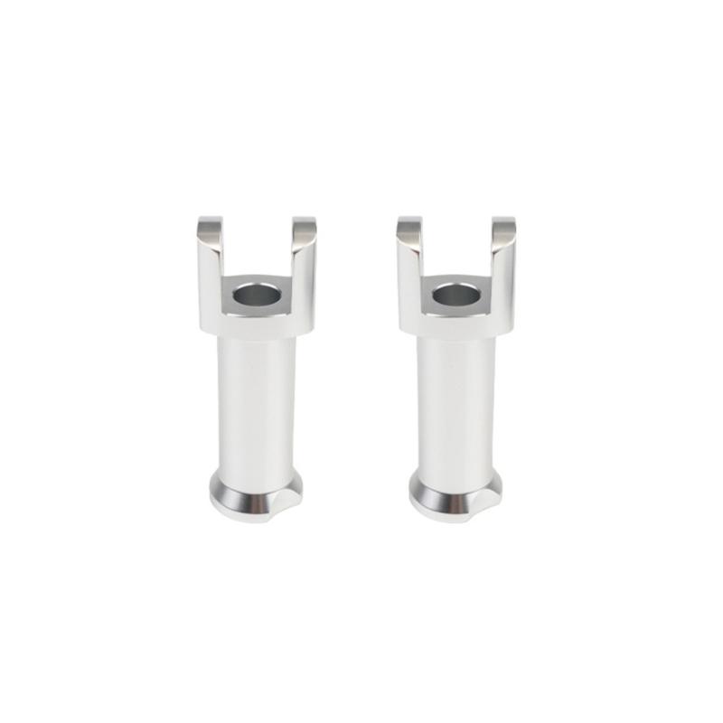 Motorcycle Passenger Footpeg Supports for 2018-2024 Replacement Left Right Foot Pegs Universal Foot Rest Bracket