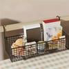 Senza Fori Senza Danni al Telaio del Letto Scaffale Portaoggetti da Comodino per Letto da Dormitorio Cesto Porta Snack per Letto a Castello