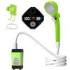 Camping Shower Pump RV Outdoor Shower Kit Camp Shower Intelligent Digital Display Adjustable Shower Kit