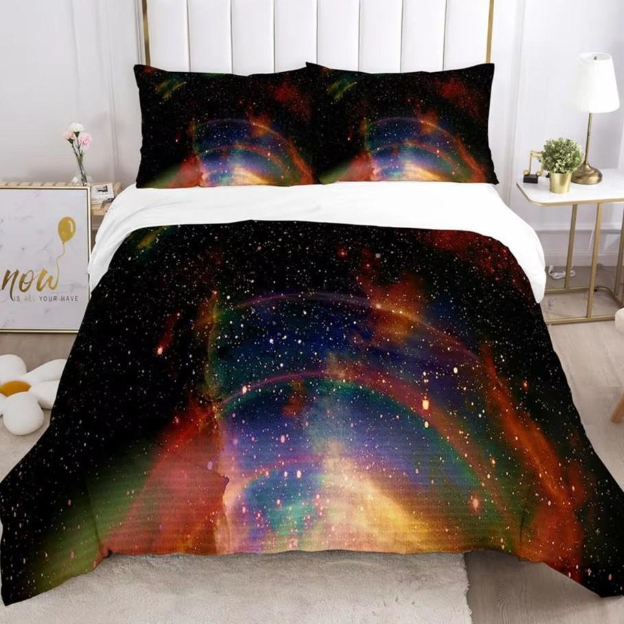 Dreamy Starry Sky Down Comforter Set - Bedding Set - 3-piece Duvet Cover Set