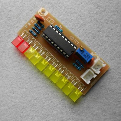 Praktikus LM3915 Hangszintjelző DIY Készlet Elektronikus Hangjelző Készlet