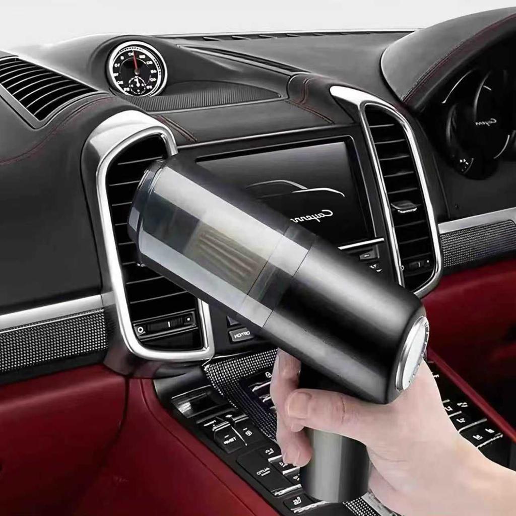 NEW Black Portable Car Wireless Vacuum Cleaner 120W Powerful Handheld for Home & Auto, Lightweight Cordless Rechargeable 3-in-1