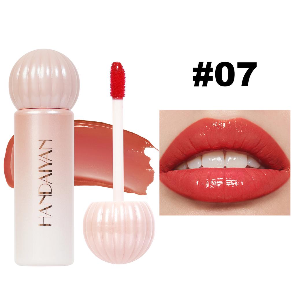 8 Colors Mirror Lip Glaze Highly Pigmented Long-lasting Moisturizing and Nourishing Lip Gloss Liquid Lipstick Women's Cosmetics