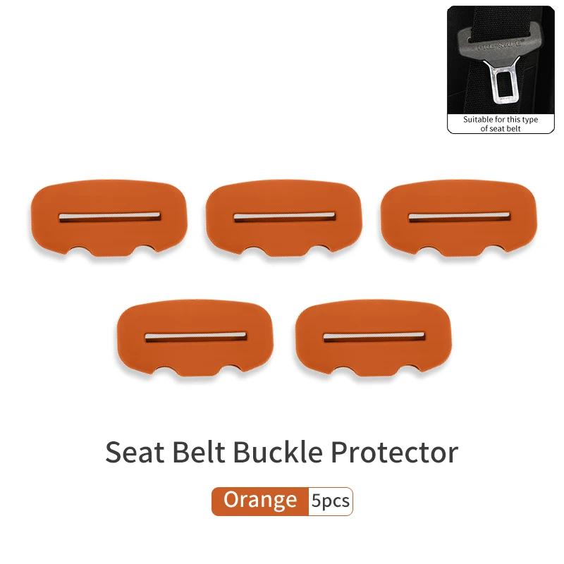 Car Sticker 2025 Hot Silicone Car Seat Belt Buckle Cover For BMW G30 G20 F30 F10 G01 X1 X2 X3 X4 X5 X6 X7 Anti-Scratch Auto Safe