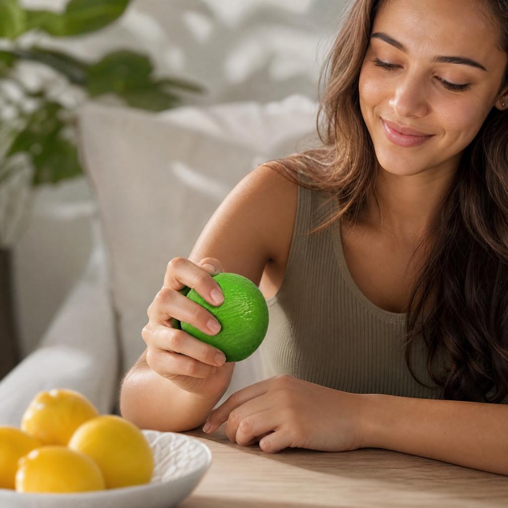 Lemon Stress Toy - Shaped Sensory Toy for Kids and Adults