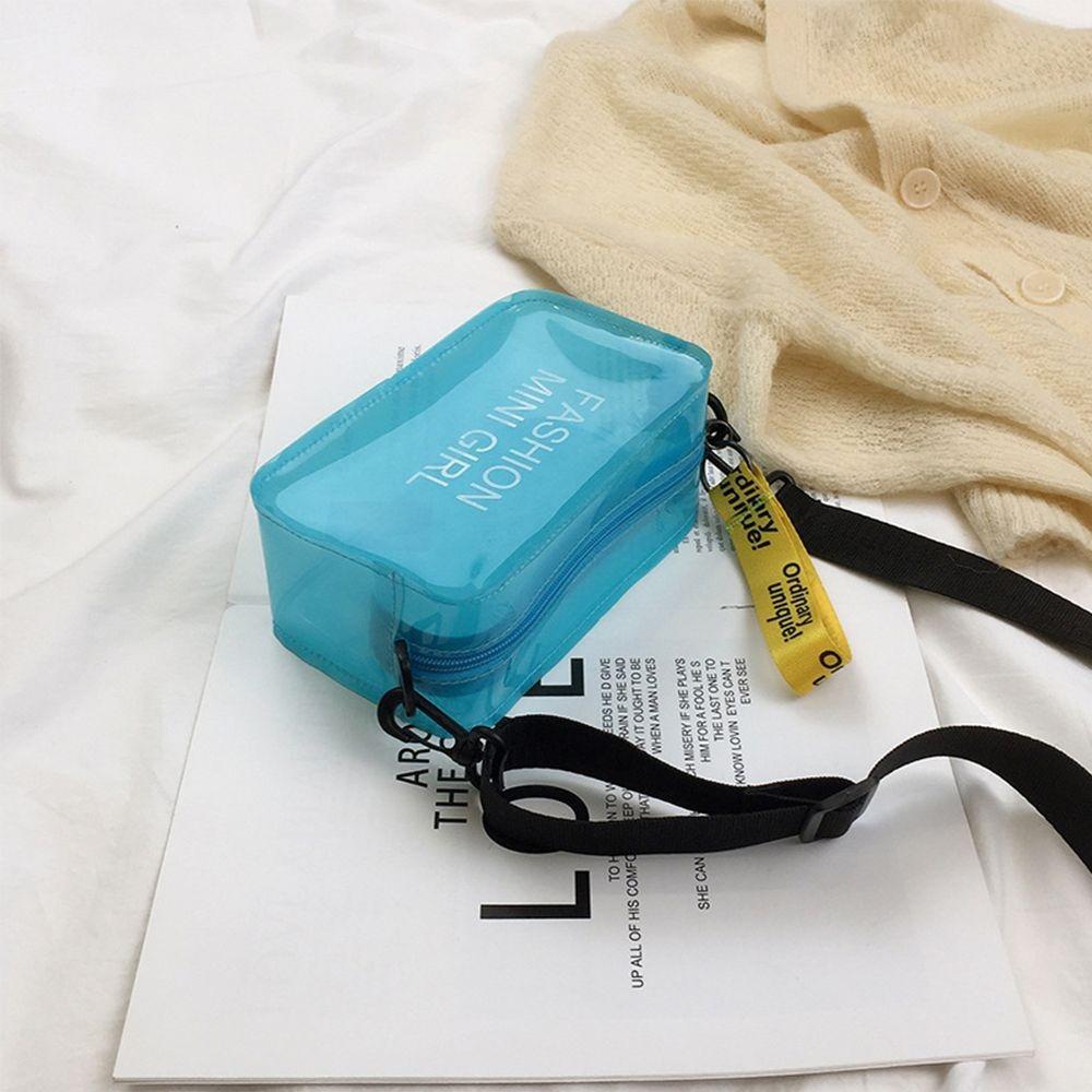 Purses Sweet Handbags Candy Color Messenger Bag Transparent Jelly Bag Shoulder Bag Crossbody Bags
