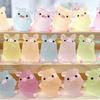 1/5Pcs Mini Luminous Piggy Decor Car Dashboard Home Ornaments Diy Accessories
