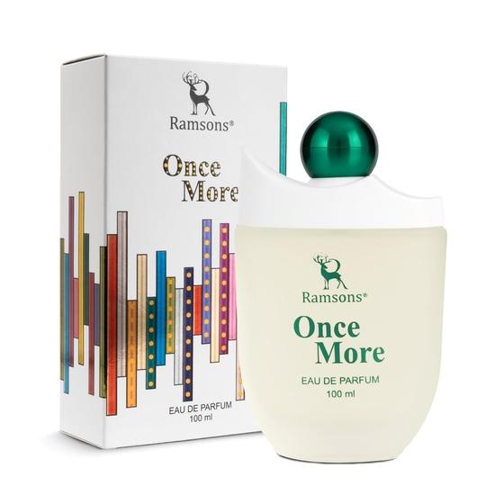 Ramsons - ONCE MORE Eau De Parfum | 100 ML | Perfume For Men | TN - Bergamot, Peach, Plum| MN - Mimosa, Vanilla Flower, Jasmine, Freesia, Rose