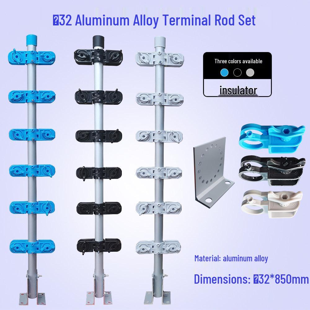 Pulse Electronic Fence Accessory Set: Aluminum Alloy Brackets & Posts (10 Sets) with Free Shipping