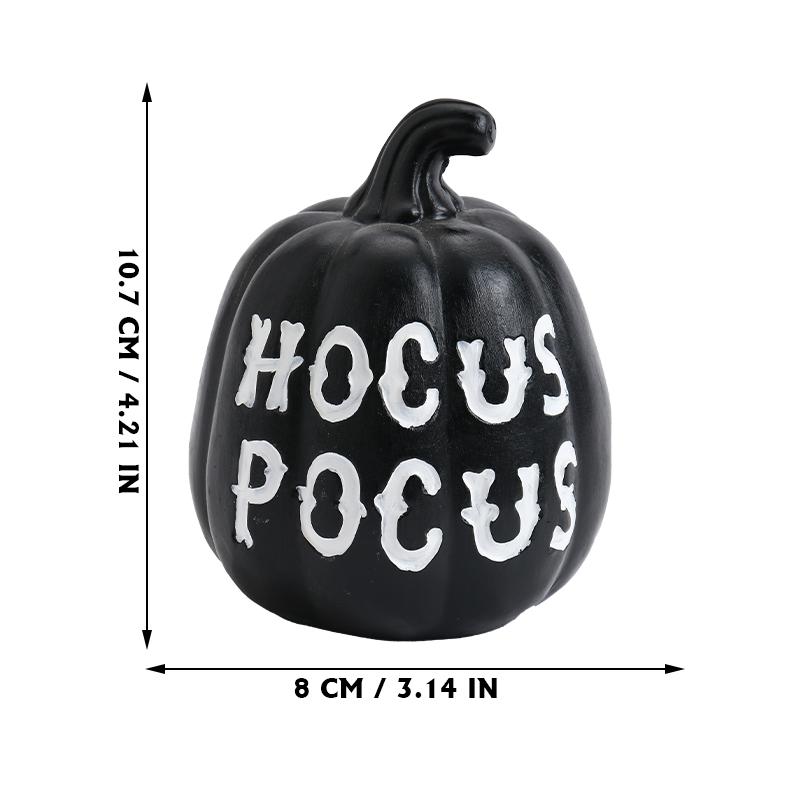 Halloween Ornaments Resin Thanksgiving Pumpkin Set, Fall Pumpkin Fall Thanksgiving Harvest Home Decorations AVE