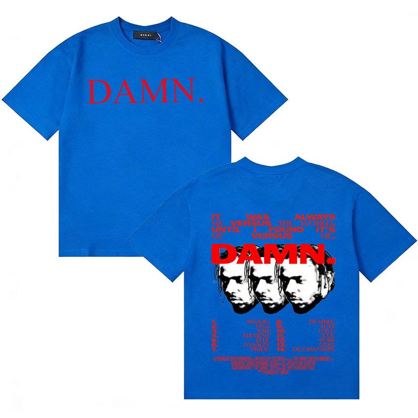 Rapper Kendrick Lamar Album Music Tshirts Unisexs Clothing Retro Oversized Tshirt Crewneck Pop Short Sleeve Tee Shirt Streetwear